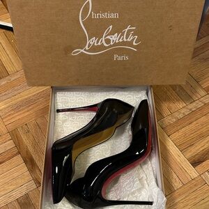 Christian Louboutin Black Heels with Red Soles